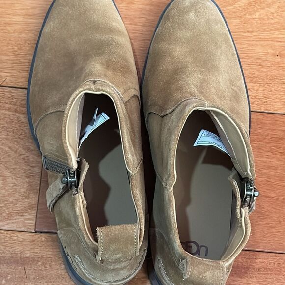 UGG Women’s Aureo Waterproof Zip Ankle-High Boots Booties Tan Brown Suede US 8 - Picture 7 of 11